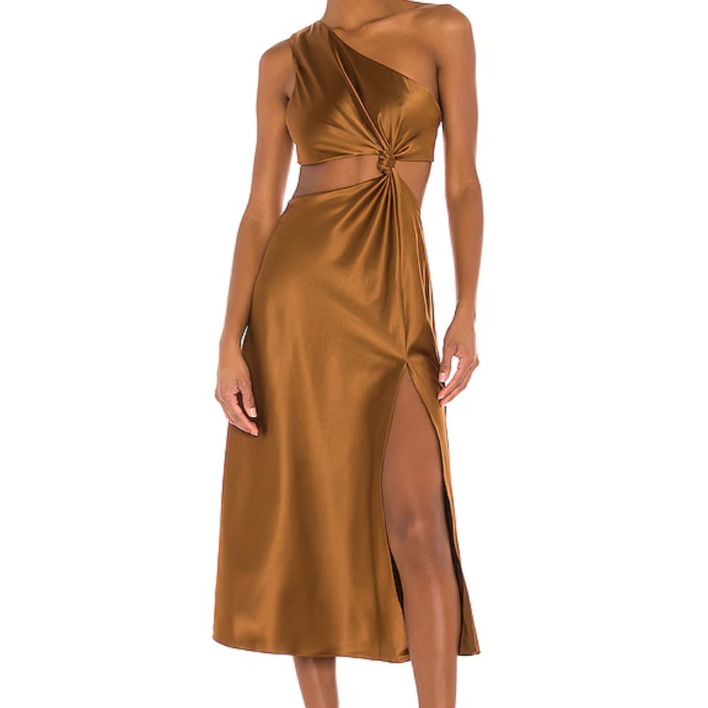 LPA Imani Dress in Brown XL